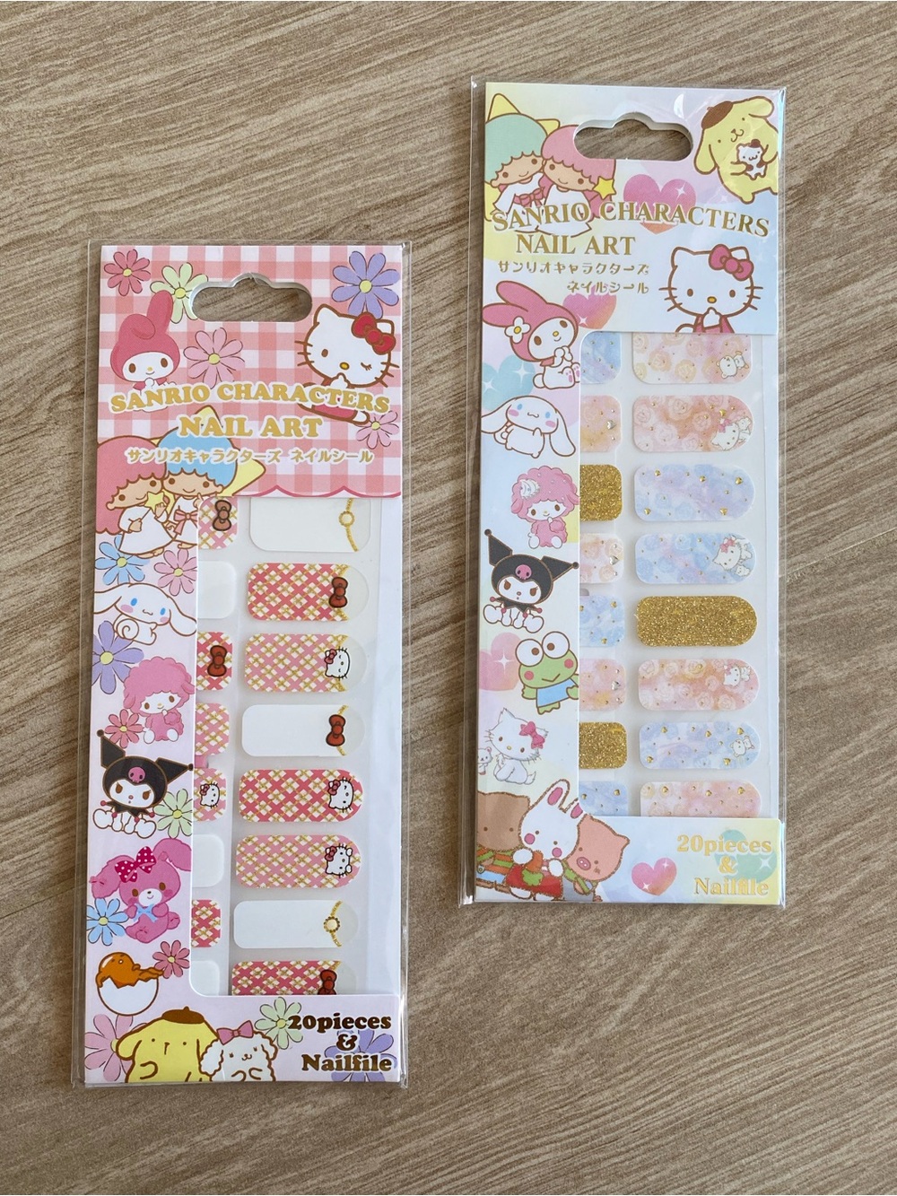 Hello Kitty Sanrio Characters Nail Art - Set of 2